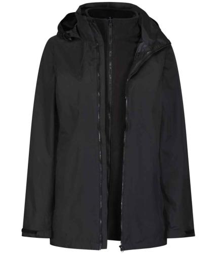 Regatta Ladies Classic Waterproof 3-in-1 Jacket - BLK - 12